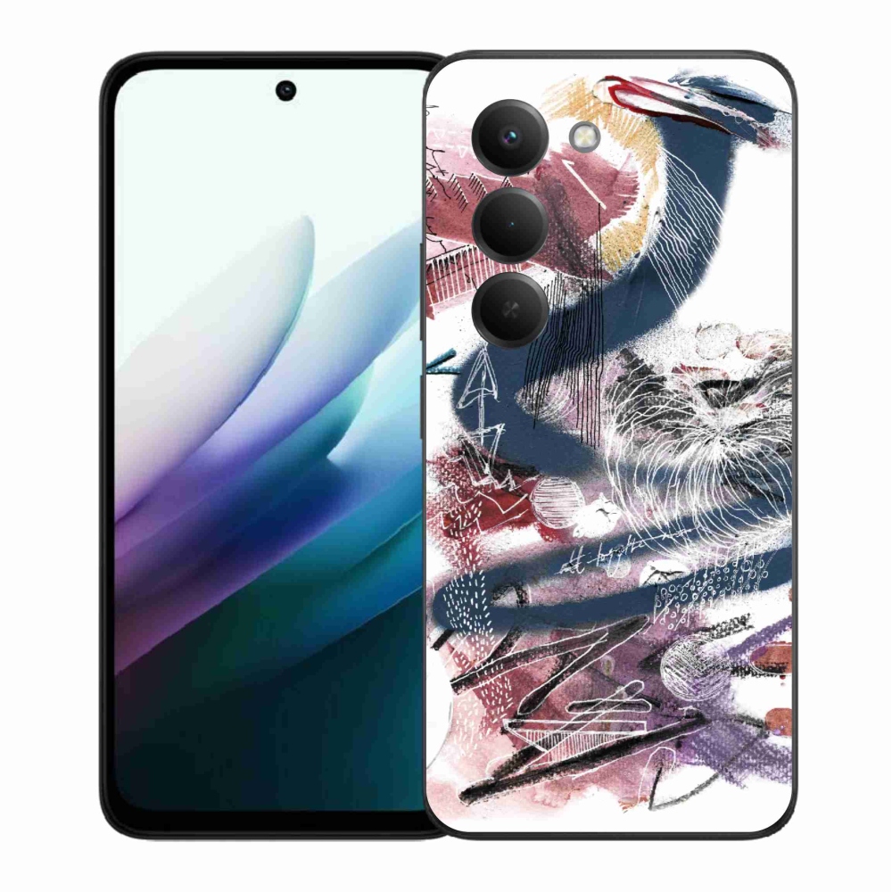 Gelový kryt mmCase na Xiaomi Redmi 15 4G/5G (171mm) - abstraktní motiv 28