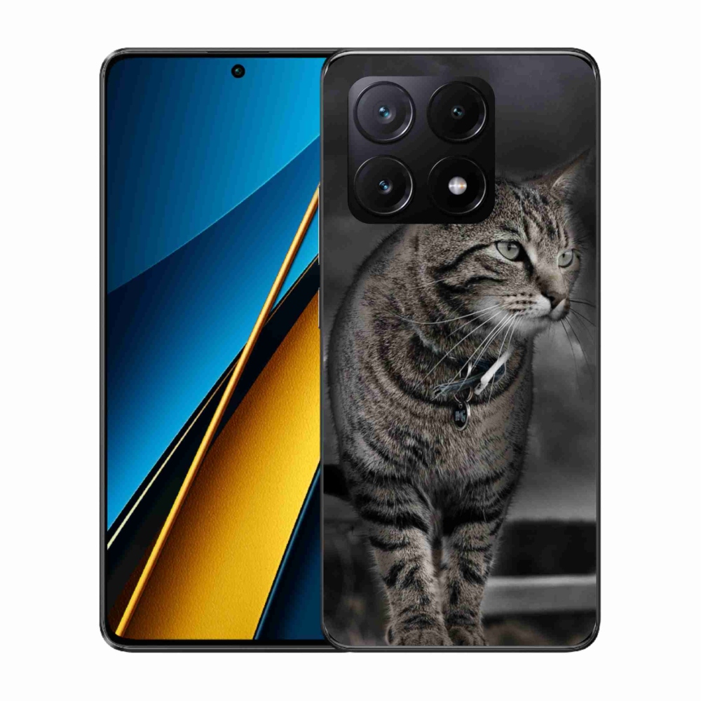 Gelový kryt mmCase na Xiaomi Poco X6 Pro 5G - kočka