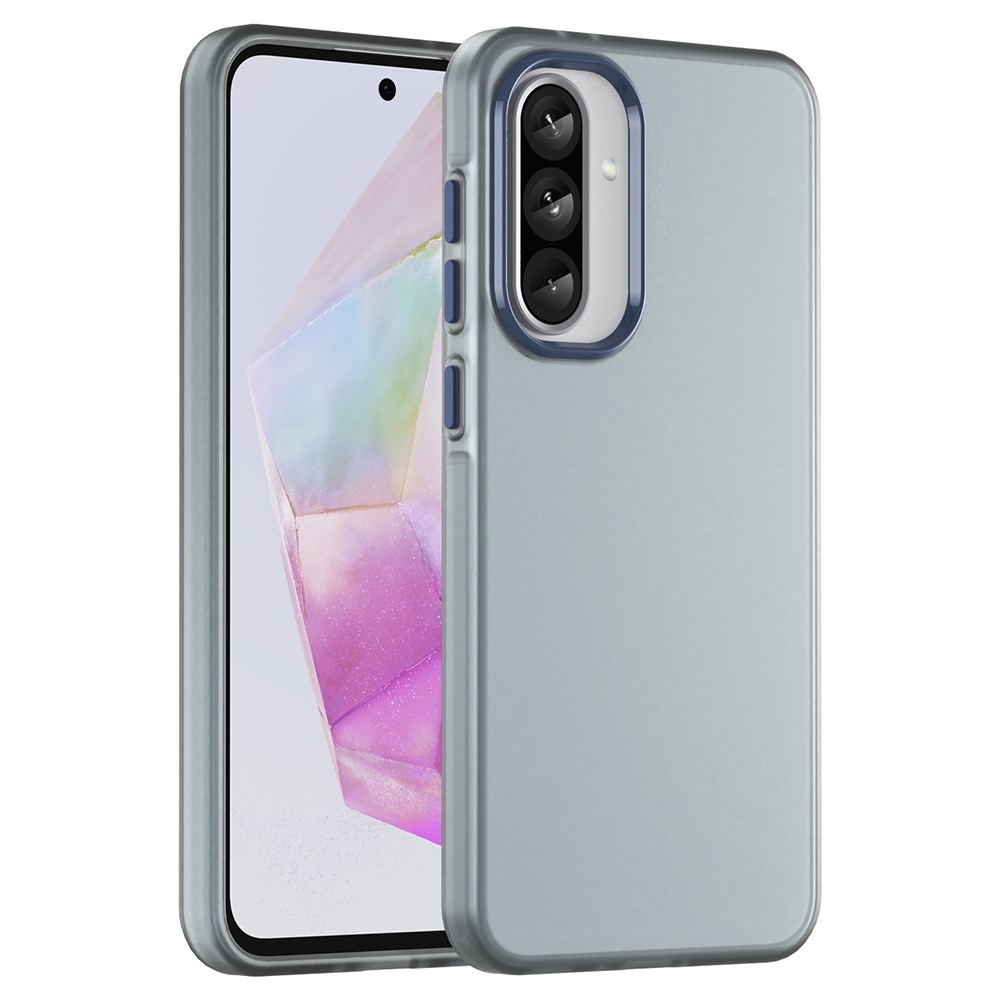 Candys matný gelový obal na Samsung Galaxy A36 5G/A56 5G - tmavěmodrý