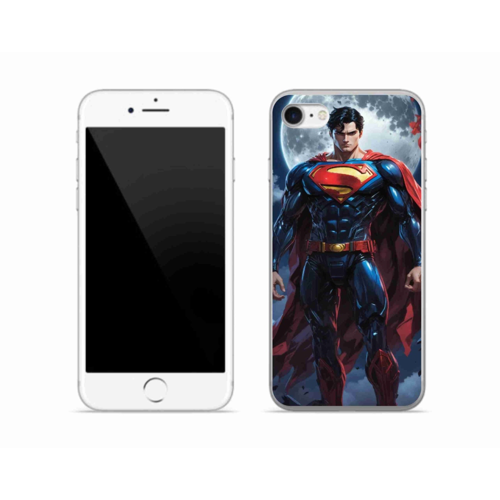 Gelový kryt mmCase na iPhone SE (2022) - superman