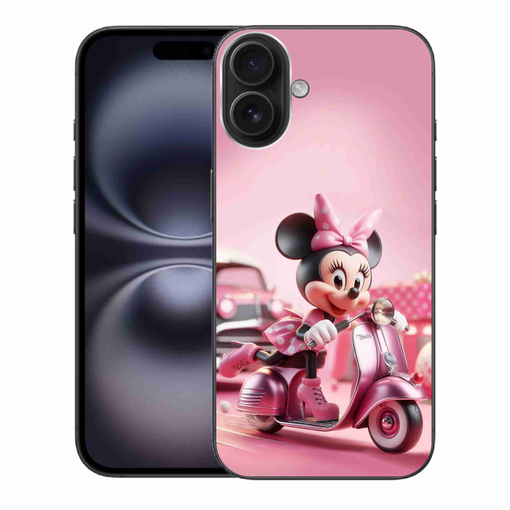 Gelový kryt mmCase na iPhone 16 Plus - minnie 1