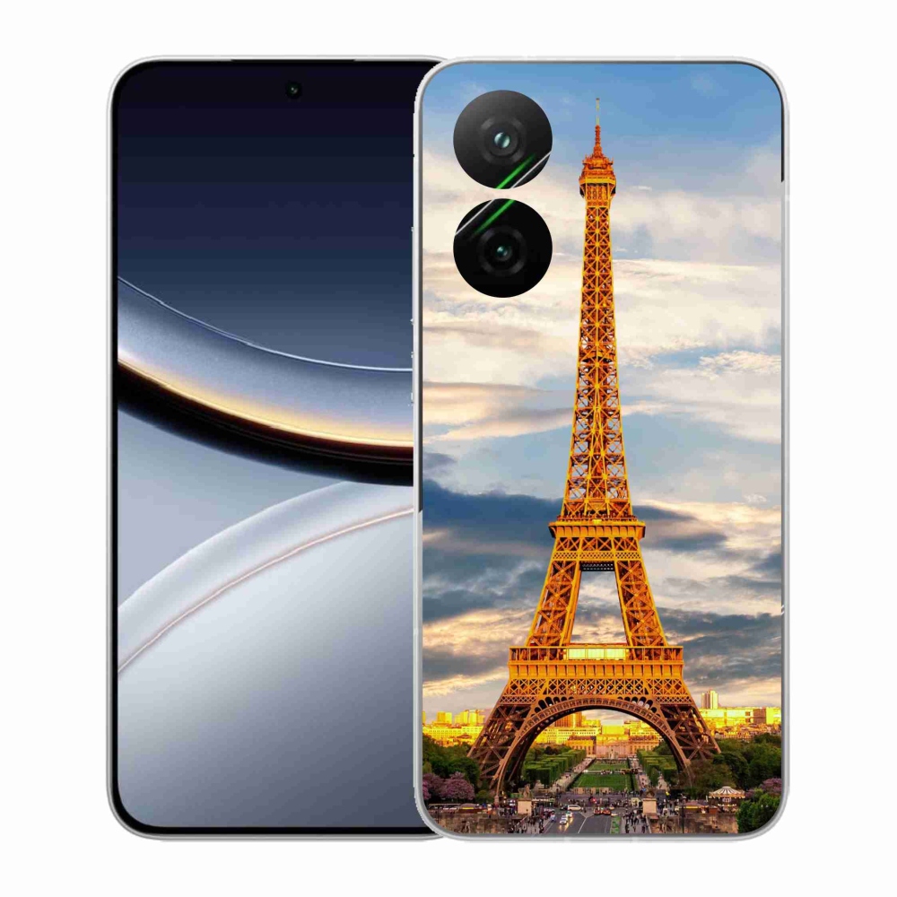 Gelový kryt mmCase na Xiaomi Poco F7 5G - eiffelova věž 3
