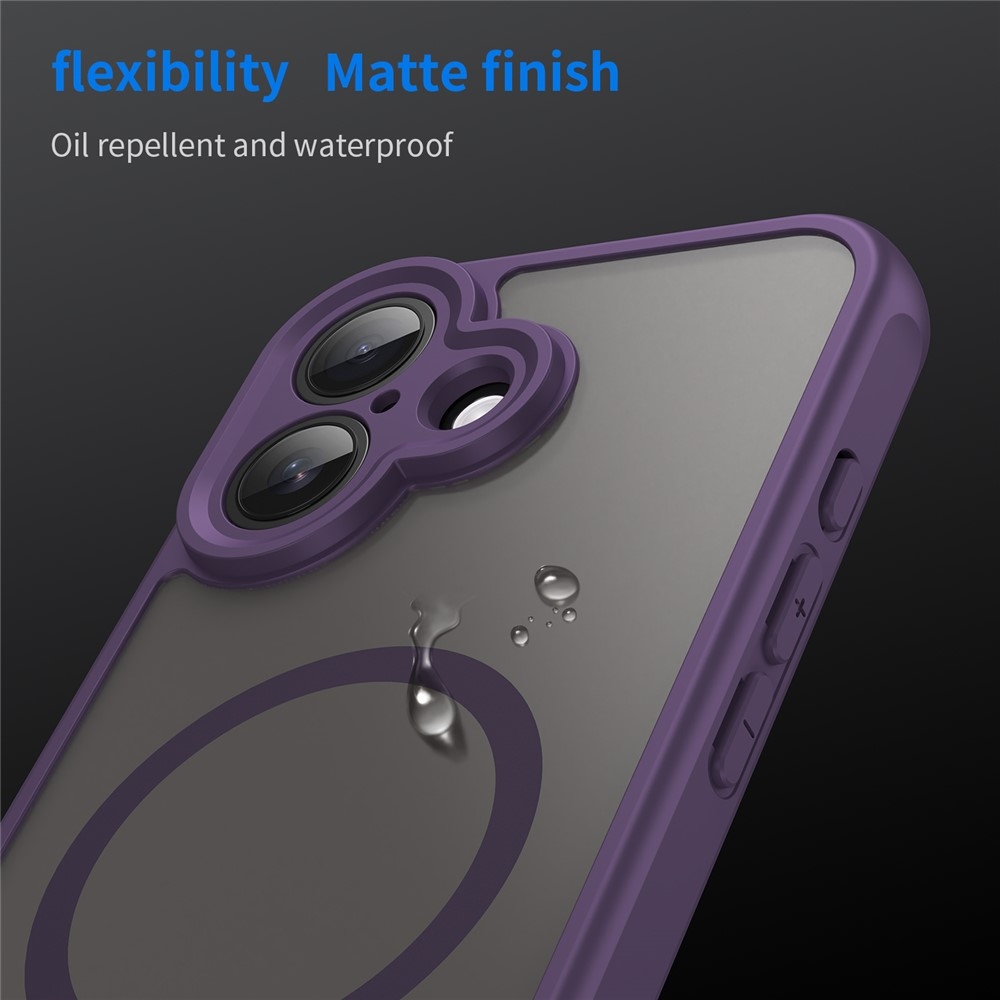 Case matný gelový obal s MagSafe na iPhone 17 - fialový