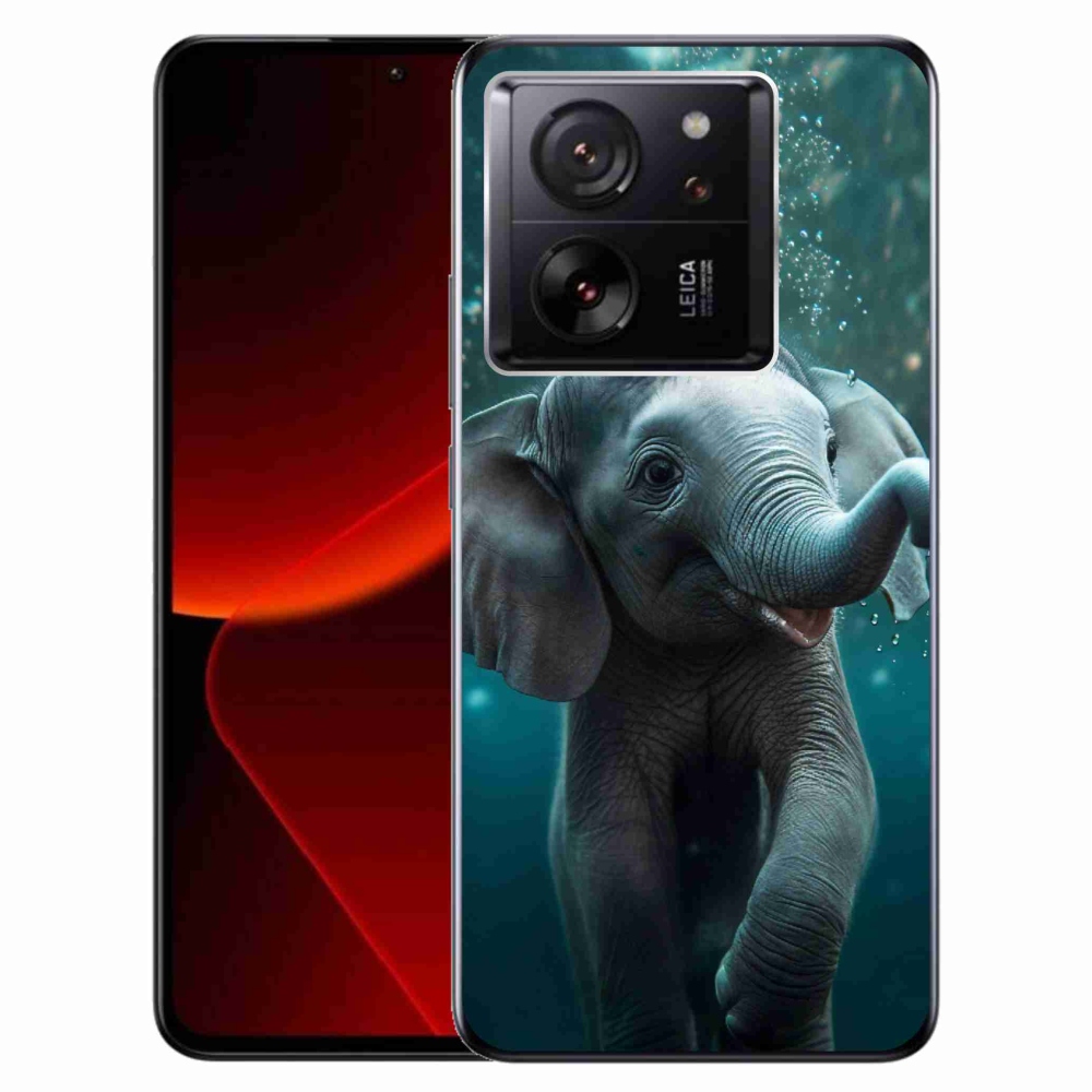Gelový kryt mmCase na Xiaomi 13T/13T Pro - slůně pod vodou