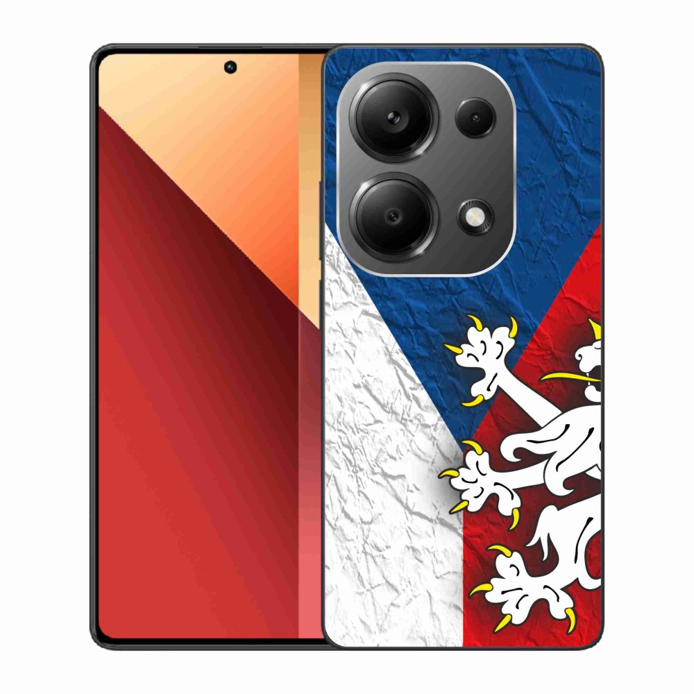 Gelový kryt mmCase na Xiaomi Redmi Note 13 Pro 4G/Poco M6 Pro  - česká vlajka 1