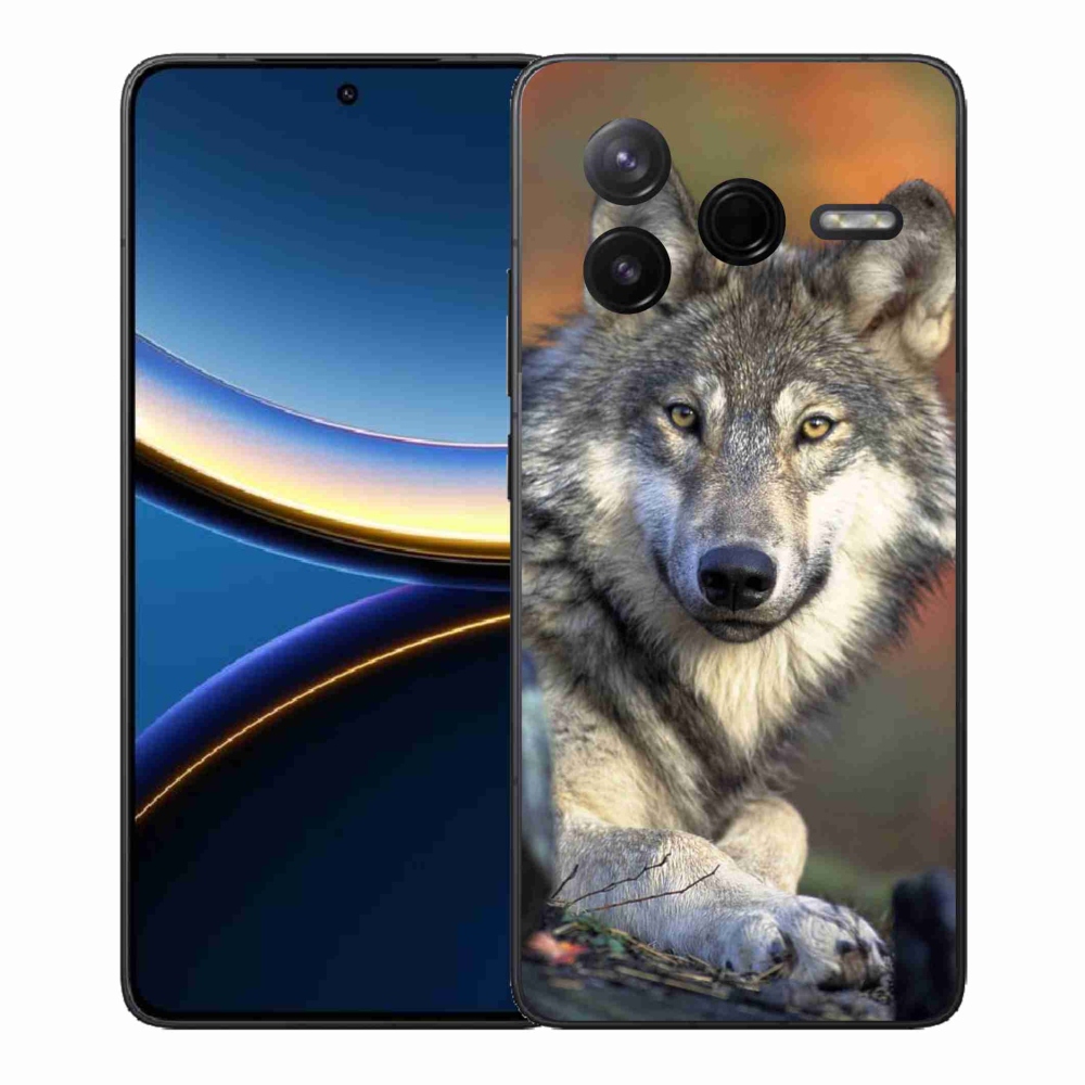 Gelový kryt mmCase na Xiaomi Poco F7 Pro - vlk
