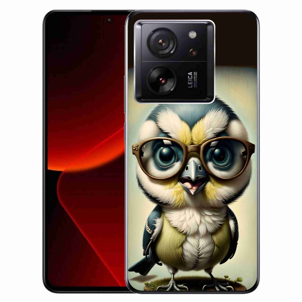 Gelový kryt mmCase na Xiaomi 13T/13T Pro - mládě s brýlemi