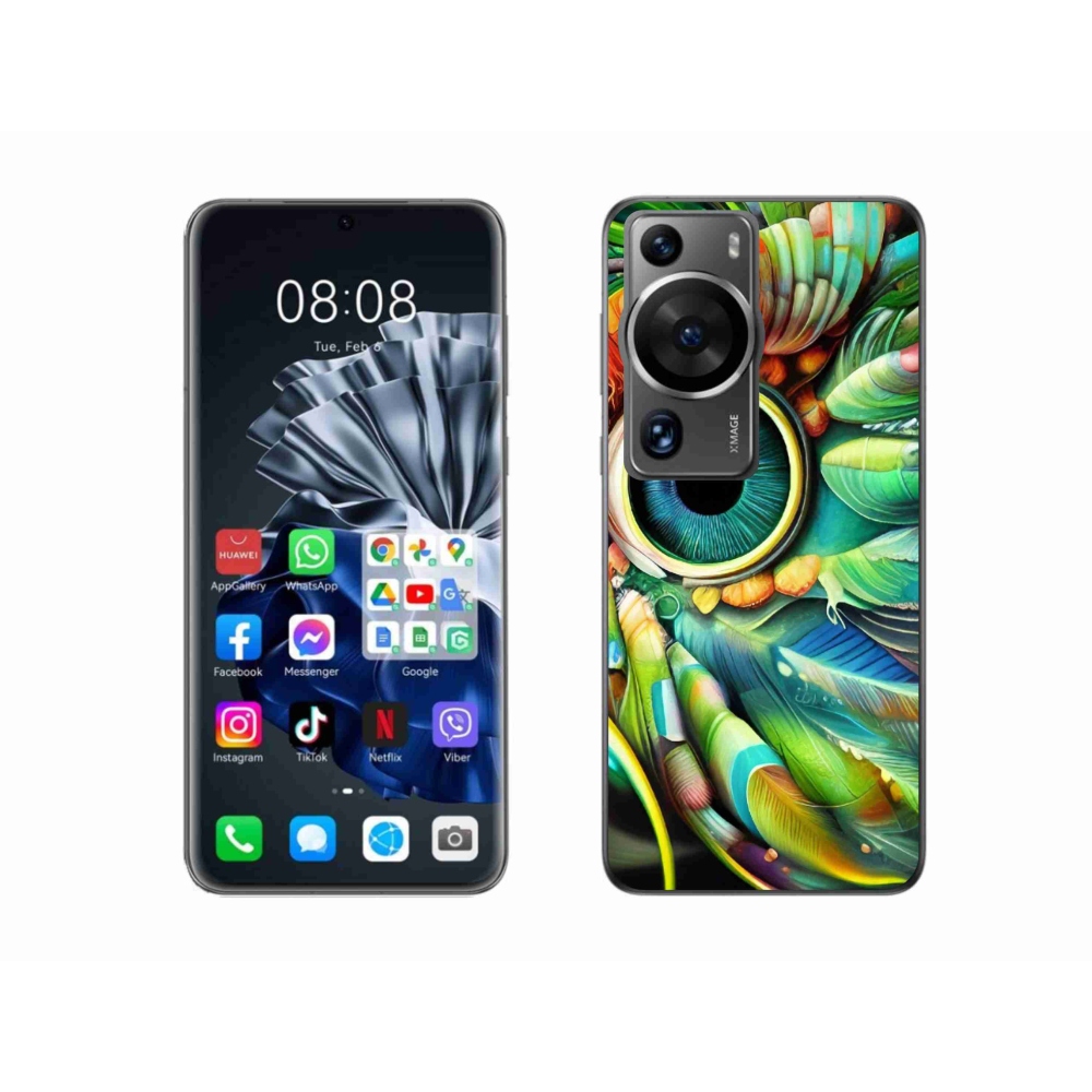 Gelový kryt mmCase na Huawei P60 Pro - abstraktní motiv 18