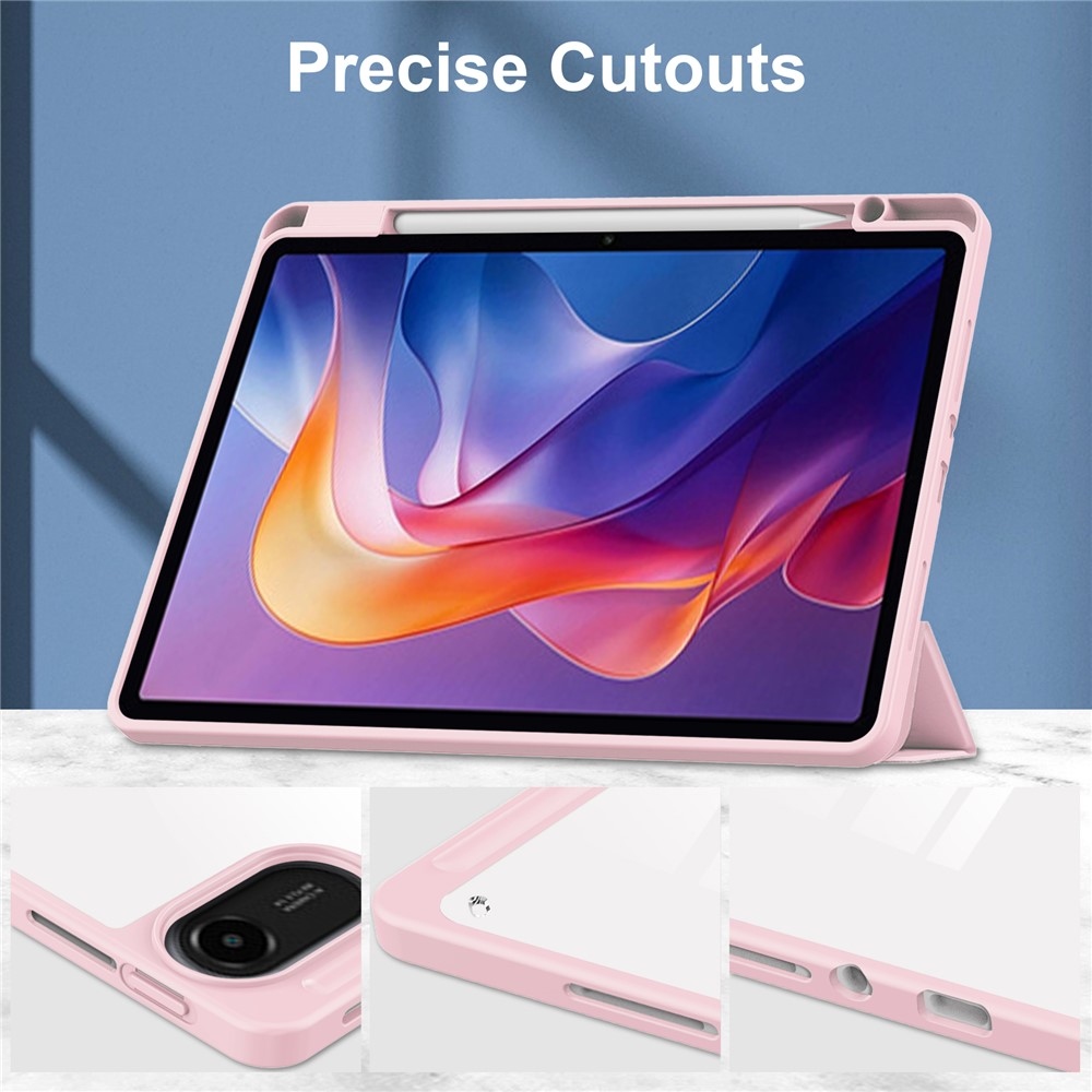 Case chytré zavírací pouzdro na tablet Xiaomi Redmi Pad 2 - růžové