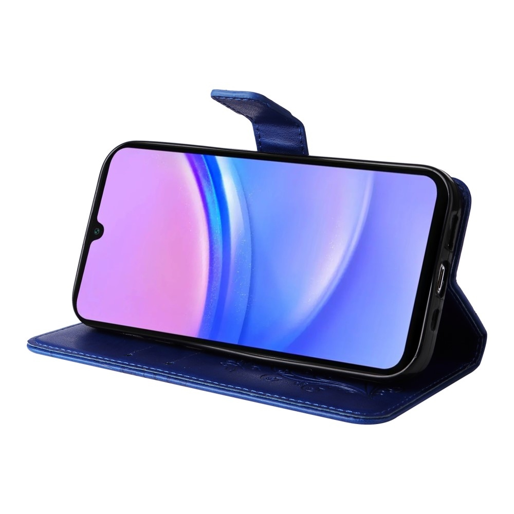 Big Butterfly knížkové pouzdro na Samsung Galaxy A16 4G/5G/A26 5G - modré