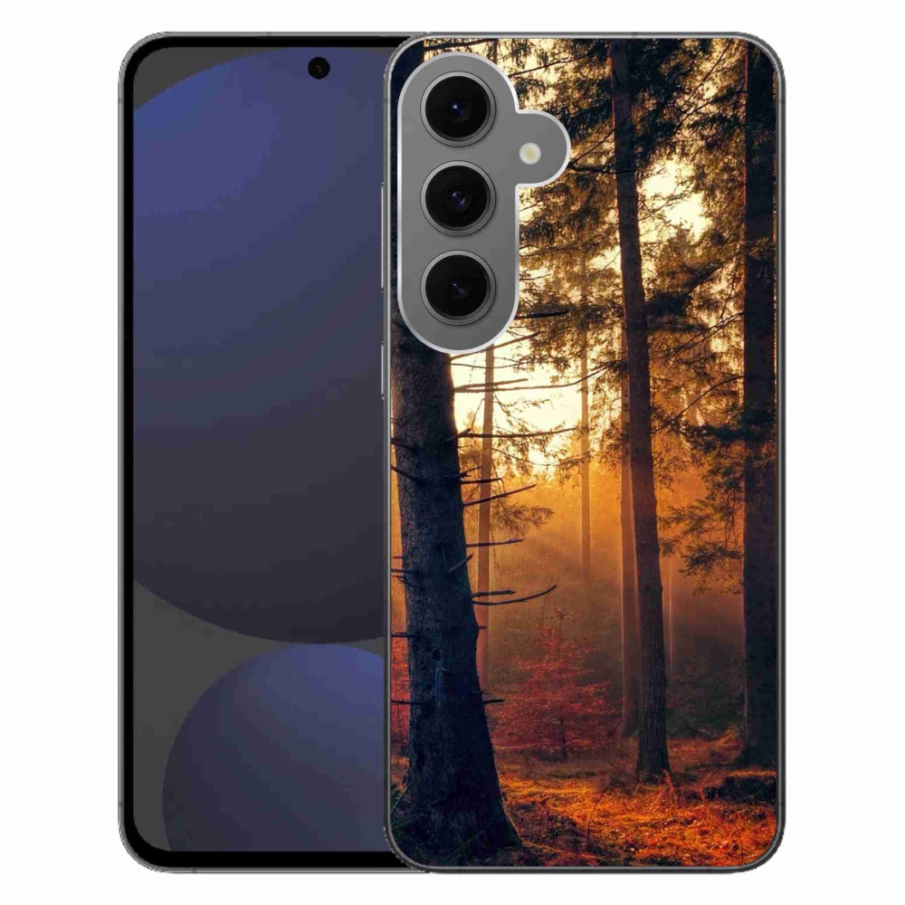 Gelový obal mmCase na Samsung Galaxy S24 FE - les