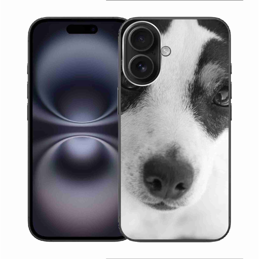 Gelový kryt mmCase na iPhone 16 - pes