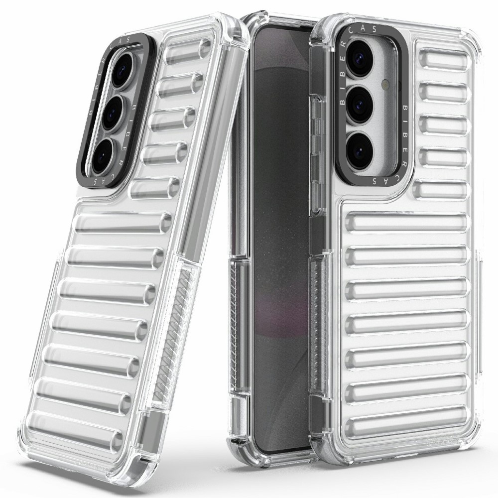 Stripe odolný kryt na Samsung Galaxy S25+ - průhledný
