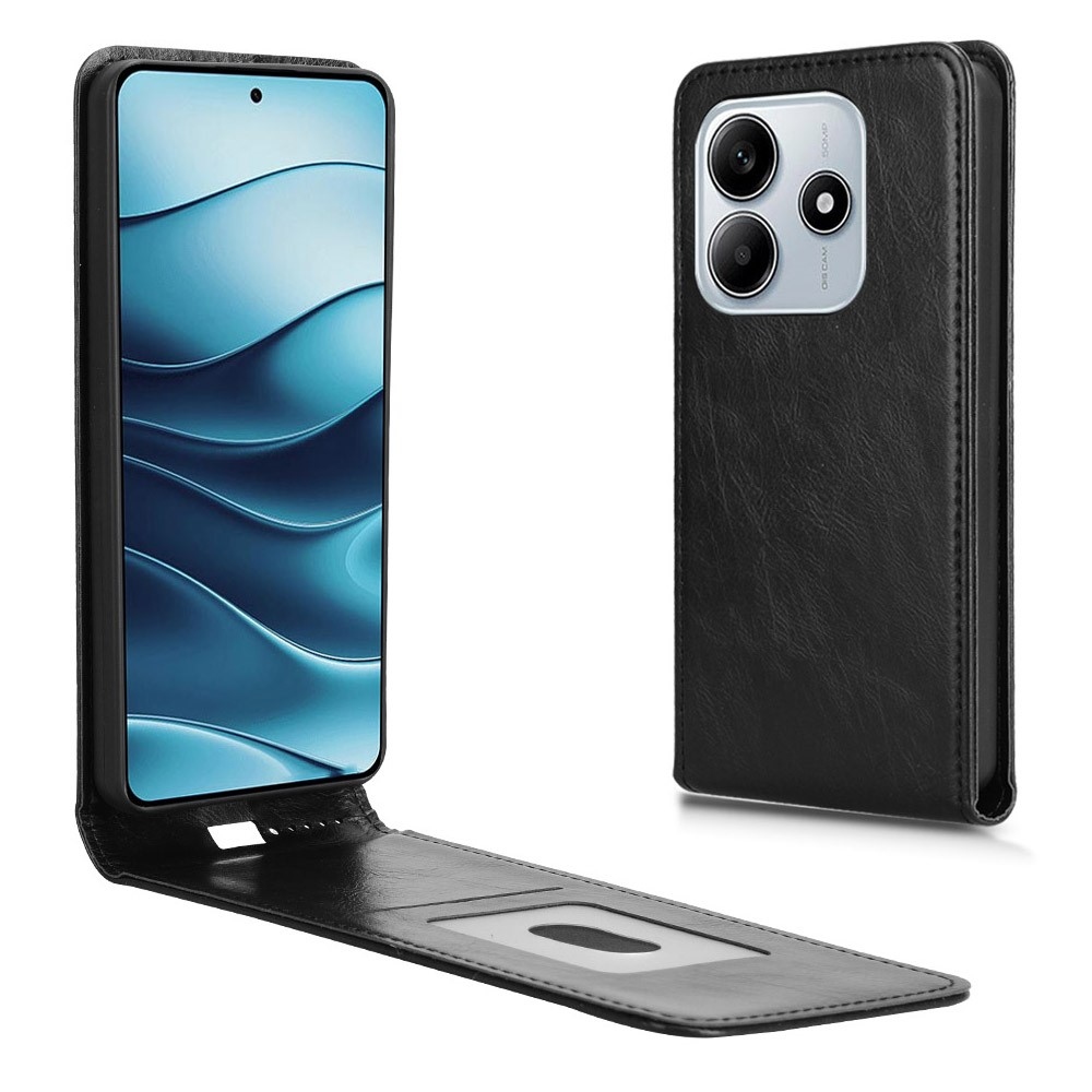 Vert flipové pouzdro na Xiaomi Redmi Note 14 5G - černé