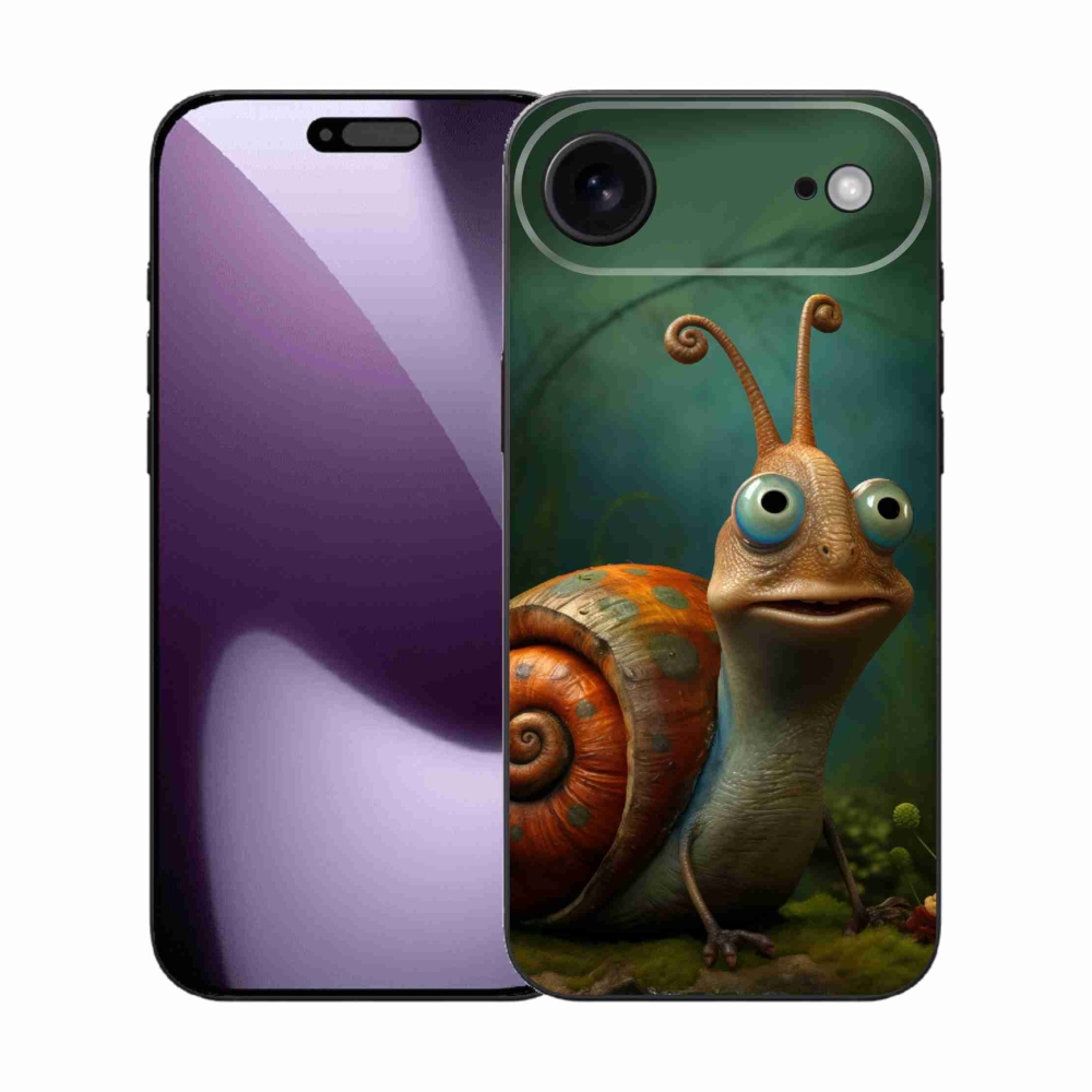 Gelový kryt mmCase na iPhone 17 Air - šnek