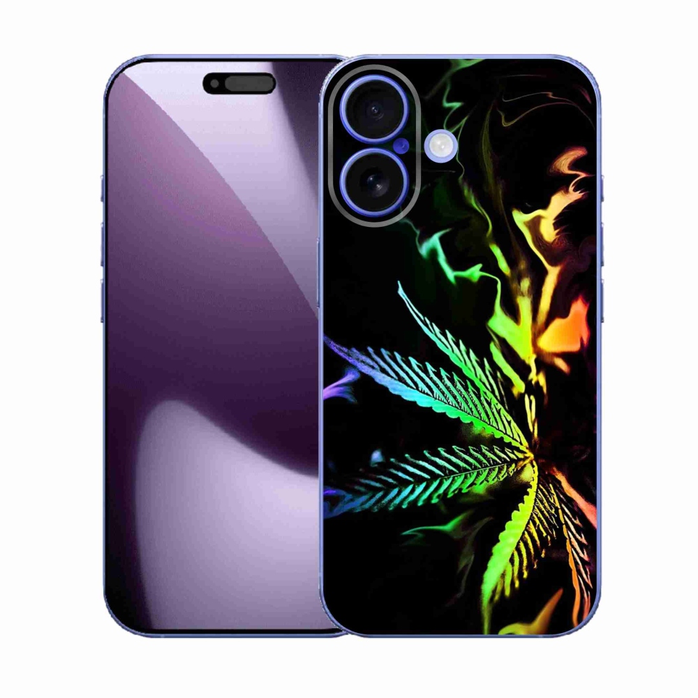 Gelový kryt mmCase na iPhone 17 - konopí 2
