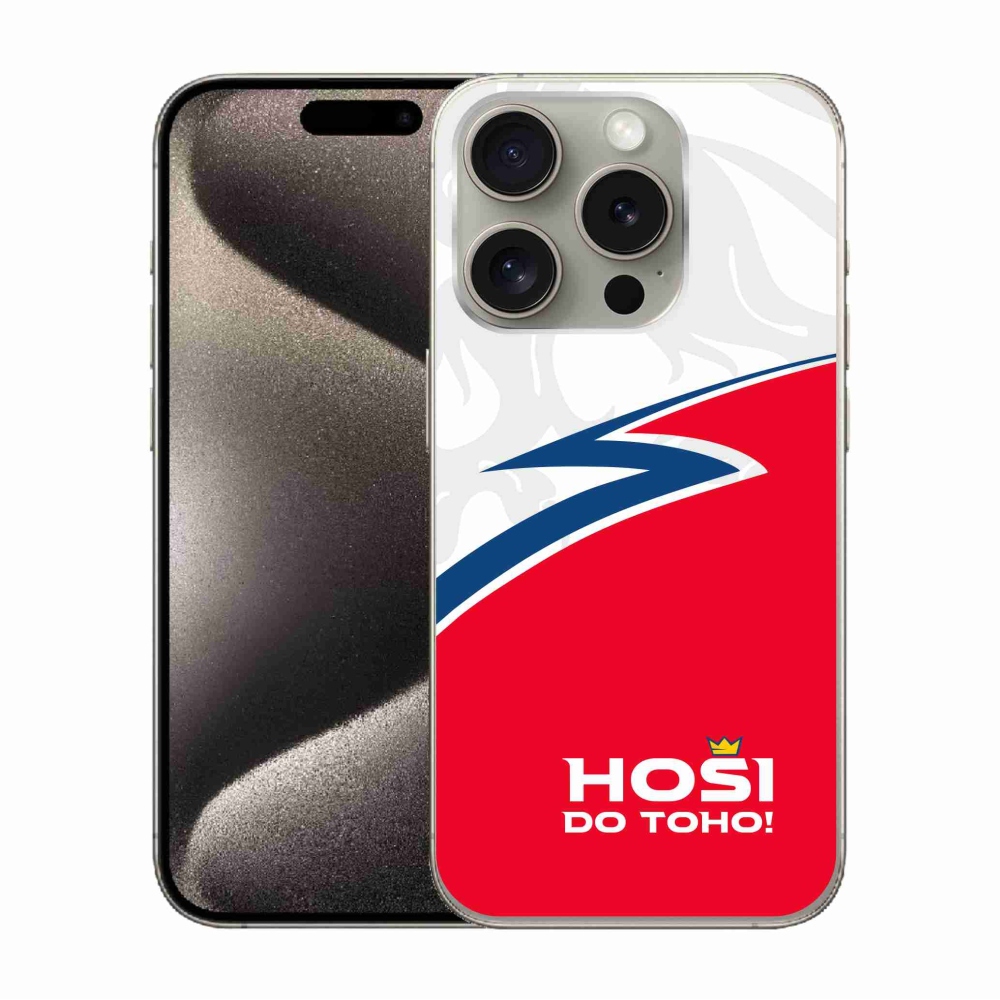 Gelový kryt mmCase na iPhone 15 Pro - hoši do toho 1