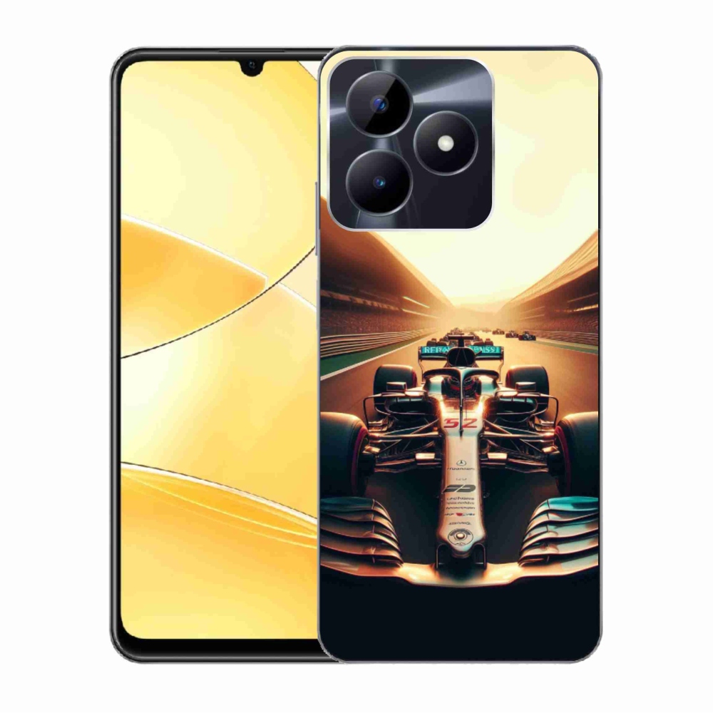Gelový kryt mmCase na Realme C51/C53 - formule 1
