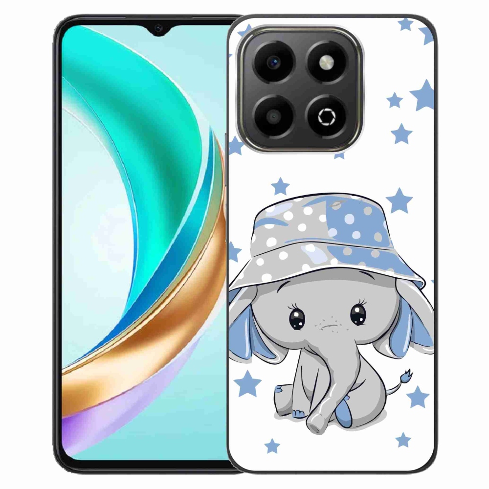 Gelový kryt mmCase na Honor X6b - modrý slon