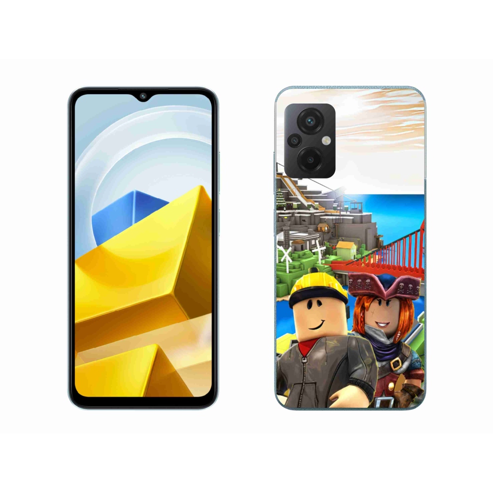 Gelový kryt mmCase na Xiaomi Poco M5 4G - roblox 1