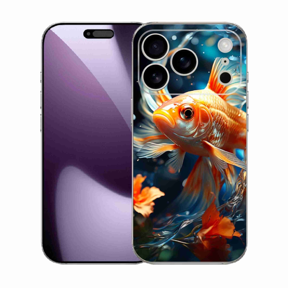 Gelový kryt mmCase na iPhone 17 Pro - rybka