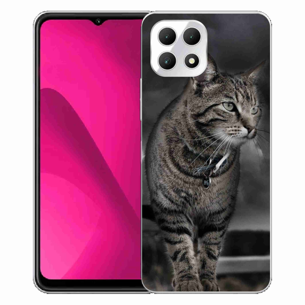 Gelový kryt mmCase na T-Mobile T Phone 2 - kočka
