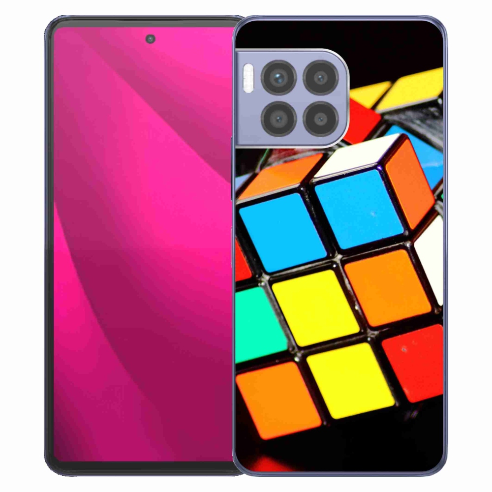 Gelový kryt mmCase na T-Mobile T Phone 2 Pro - rubikova kostka