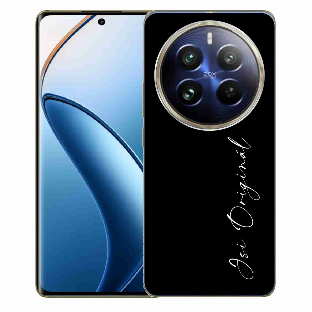 Gelový kryt mmCase na Realme 12 Pro 5G/12 Pro+ 5G - jsi originál černé pozadí