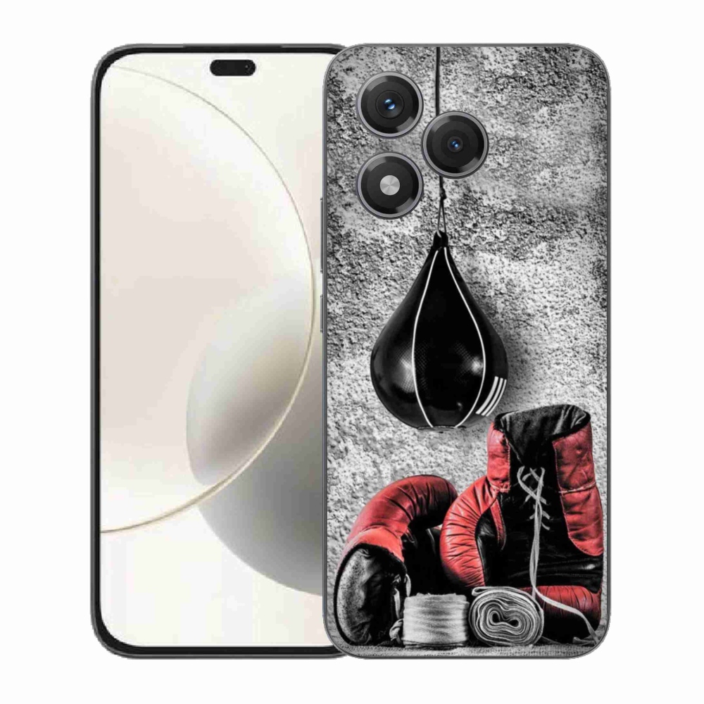 Gelový kryt mmCase na Honor 400 Lite - boxovací pytel a rukavice
