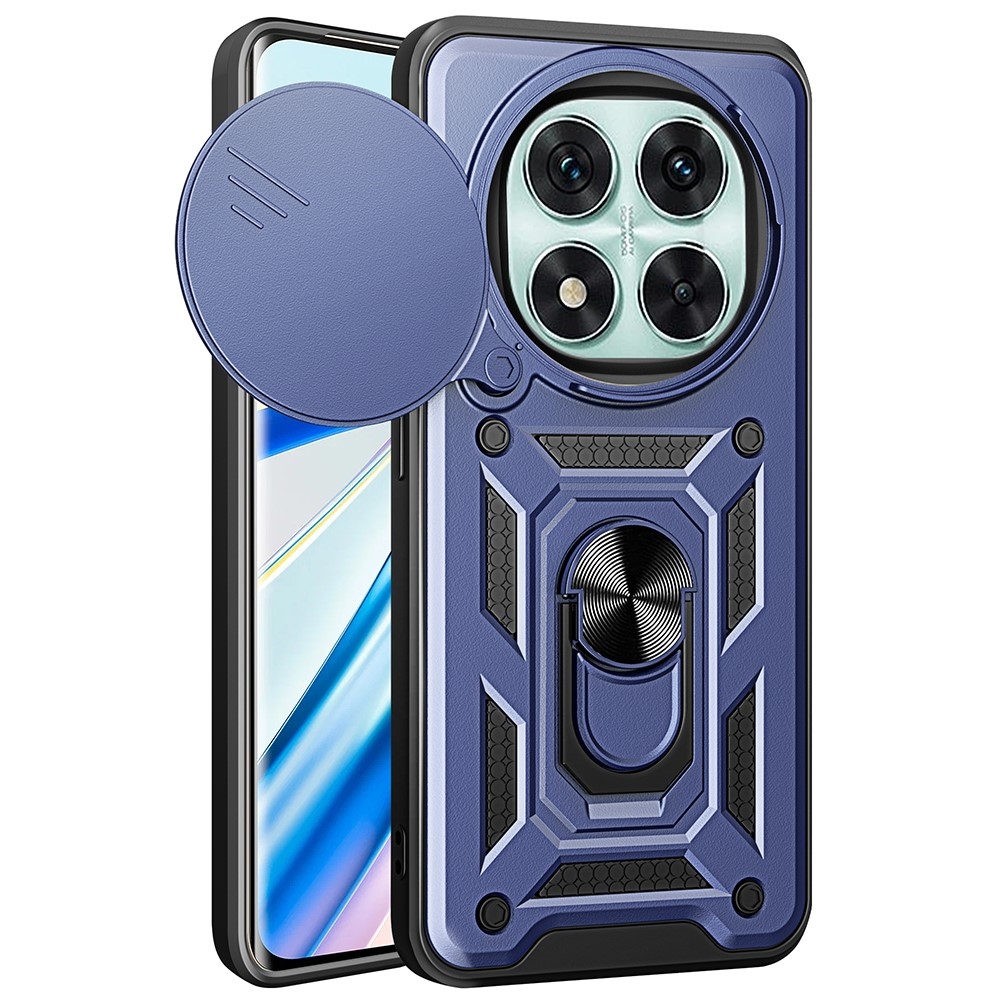 Ring odolný kryt na Xiaomi Redmi Note 14 Pro 5G/Poco X7 5G - modrý