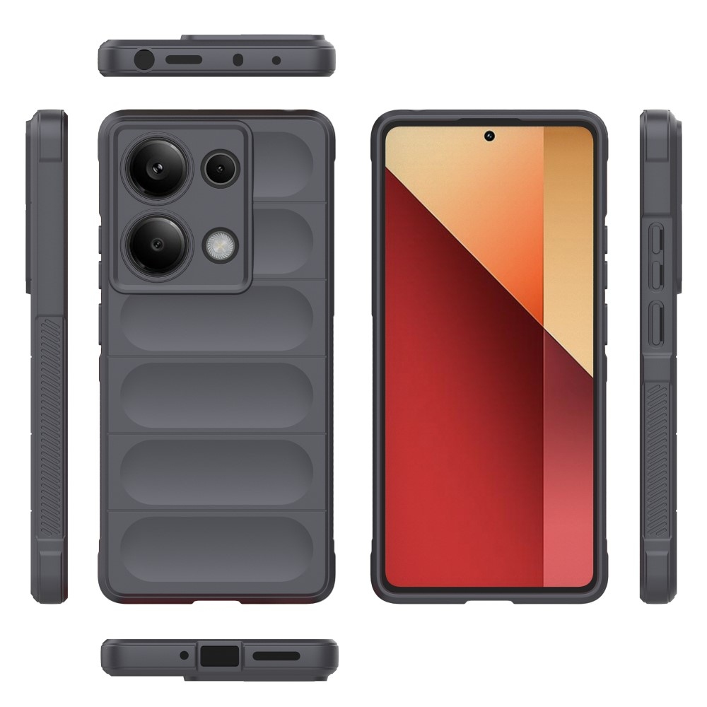 Rugg odolný gelový obal na Xiaomi Redmi Note 13 Pro 4G/Poco M6 Pro - tmavěšedý