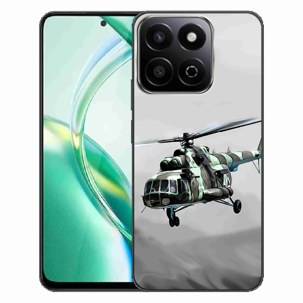 Gelový kryt mmCase na Honor 200 Smart 5G - vojenský vrtulník