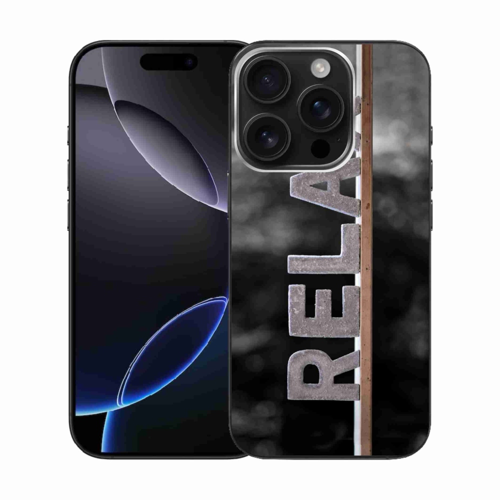 Gelový kryt mmCase na iPhone 16 Pro - relax 1