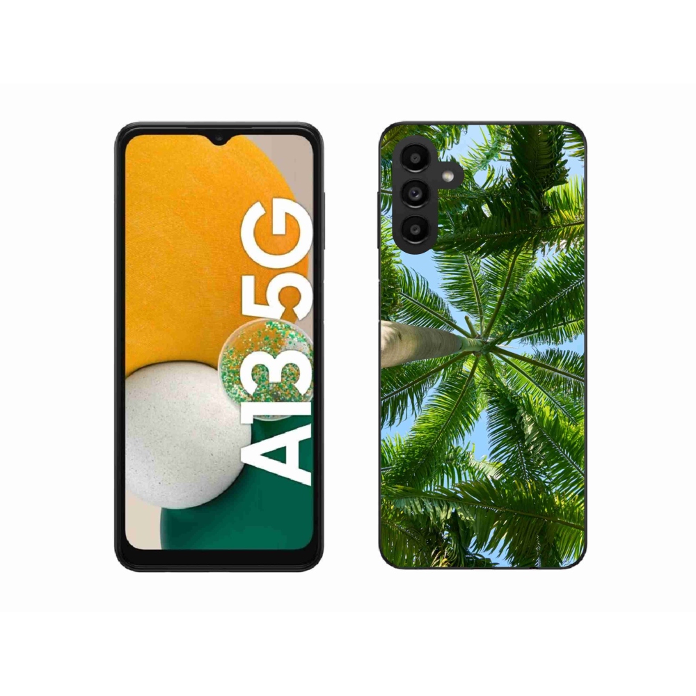 Gelový kryt mmCase na Samsung Galaxy A13 5G - palmy