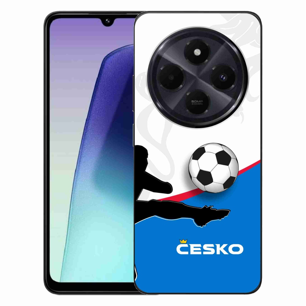 Gelový kryt mmCase na Xiaomi Redmi 14C/Poco C75 - fotbal Česko 3