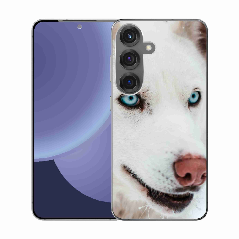 Gelový kryt mmCase na Samsung Galaxy S25 - psí pohled