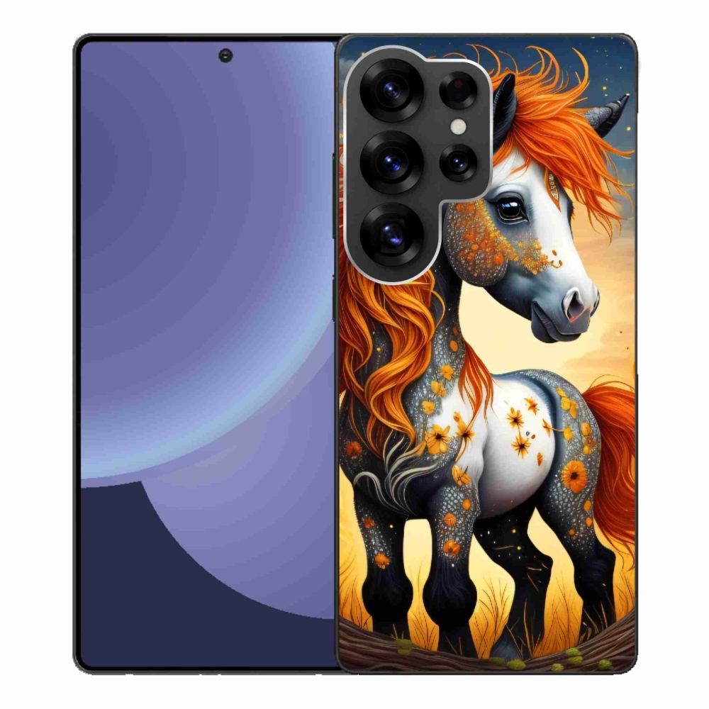 Gelový kryt mmCase na Samsung Galaxy S25 Ultra - barevný poník