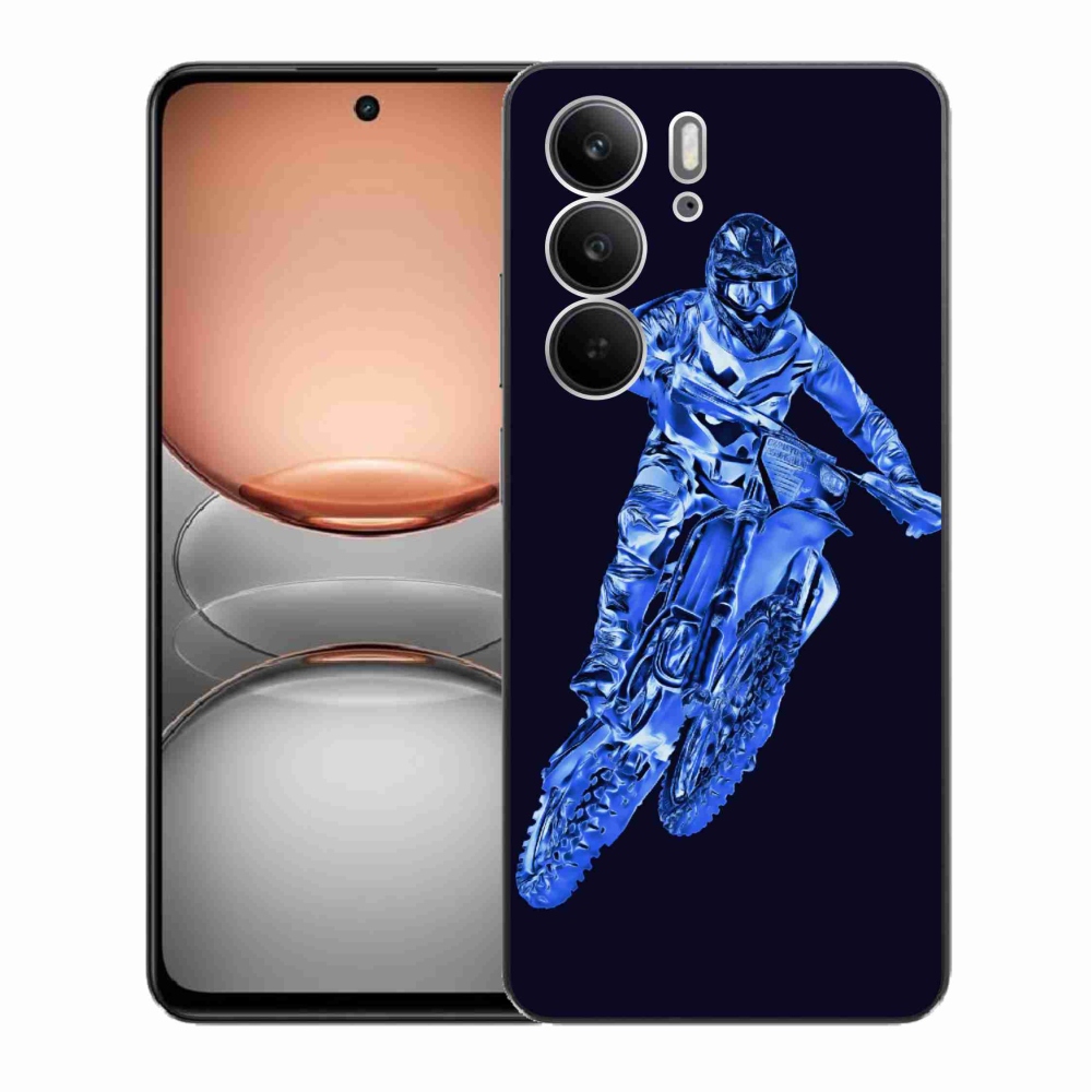 Gelový kryt mmCase na Realme C75 - motocross 1