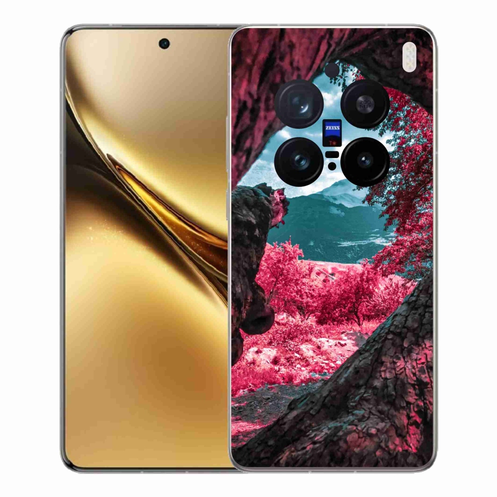 Gelový kryt mmCase na Vivo X200 Pro 5G - výhled na hory