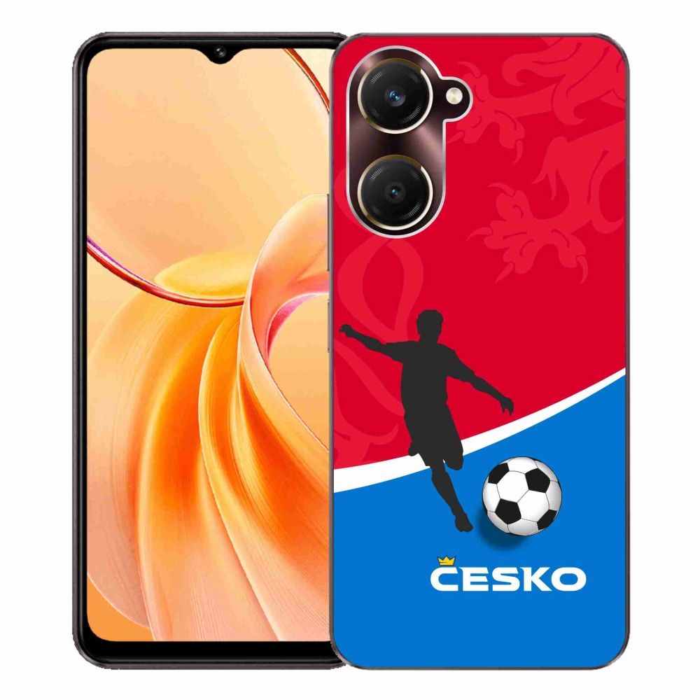 Gelový kryt mmCase na Vivo Y28s 5G - fotbal Česko