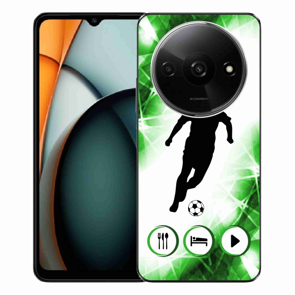 Gelový kryt mmCase na Xiaomi Redmi A3 - fotbalista