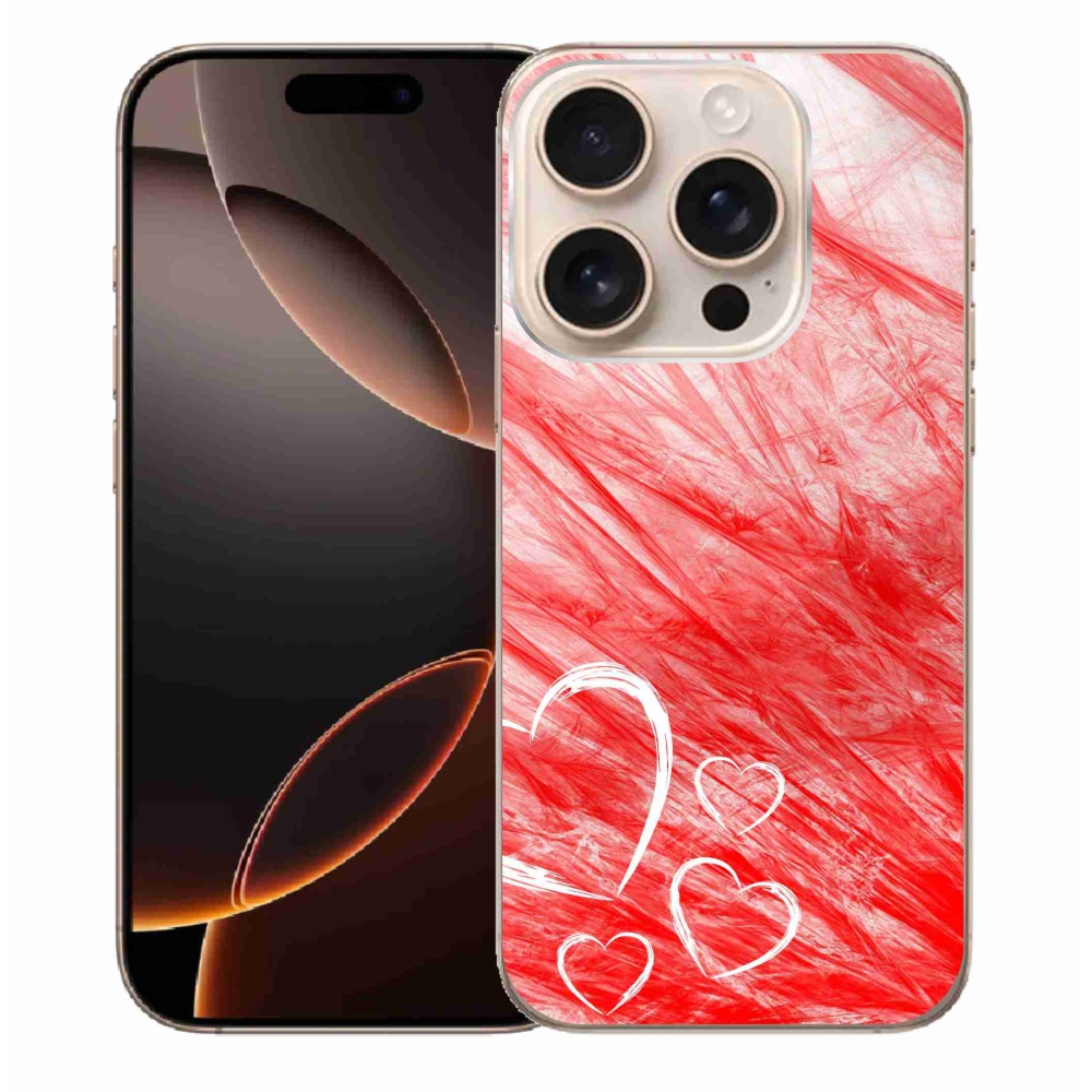 Gelový kryt mmCase na iPhone 16 Pro Max - heart