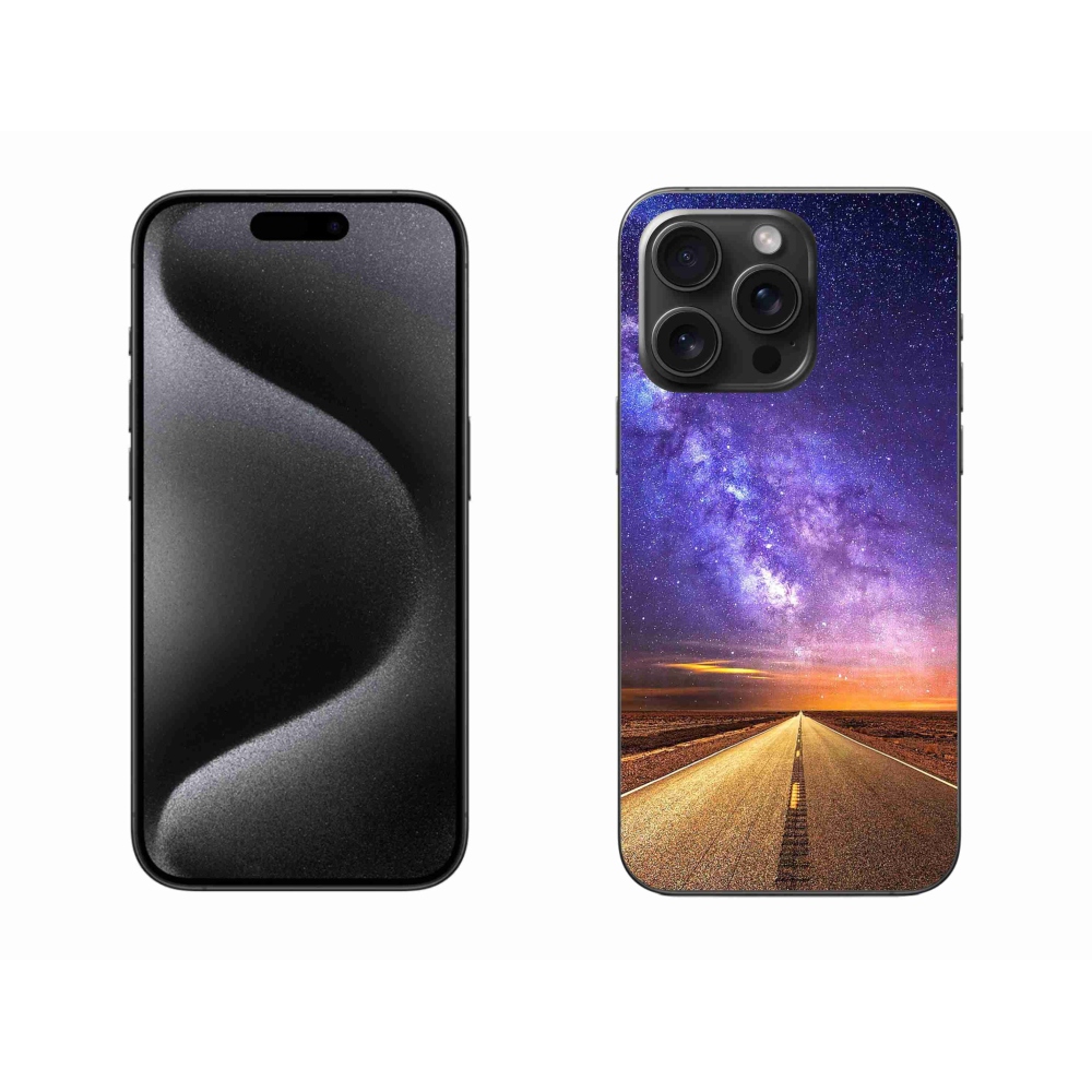 Gelový kryt mmCase na iPhone 15 Pro Max - americká silnice