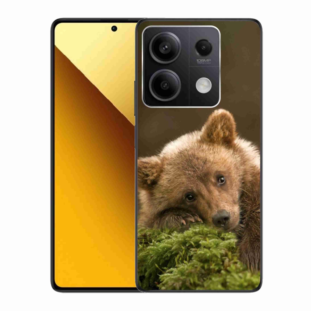 Gelový kryt mmCase na Xiaomi Redmi Note 13 5G - medvěd