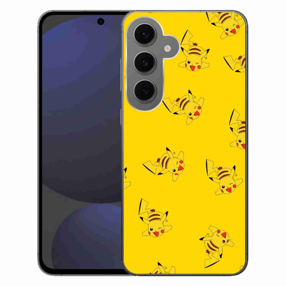 Gelový kryt mmCase na Samsung Galaxy S24 FE - pikachu