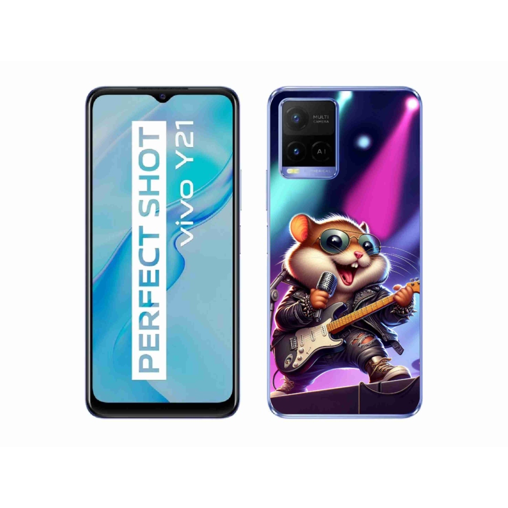 Gelový kryt mmCase na Vivo Y21/Y21s/Y33s - křeček rocker