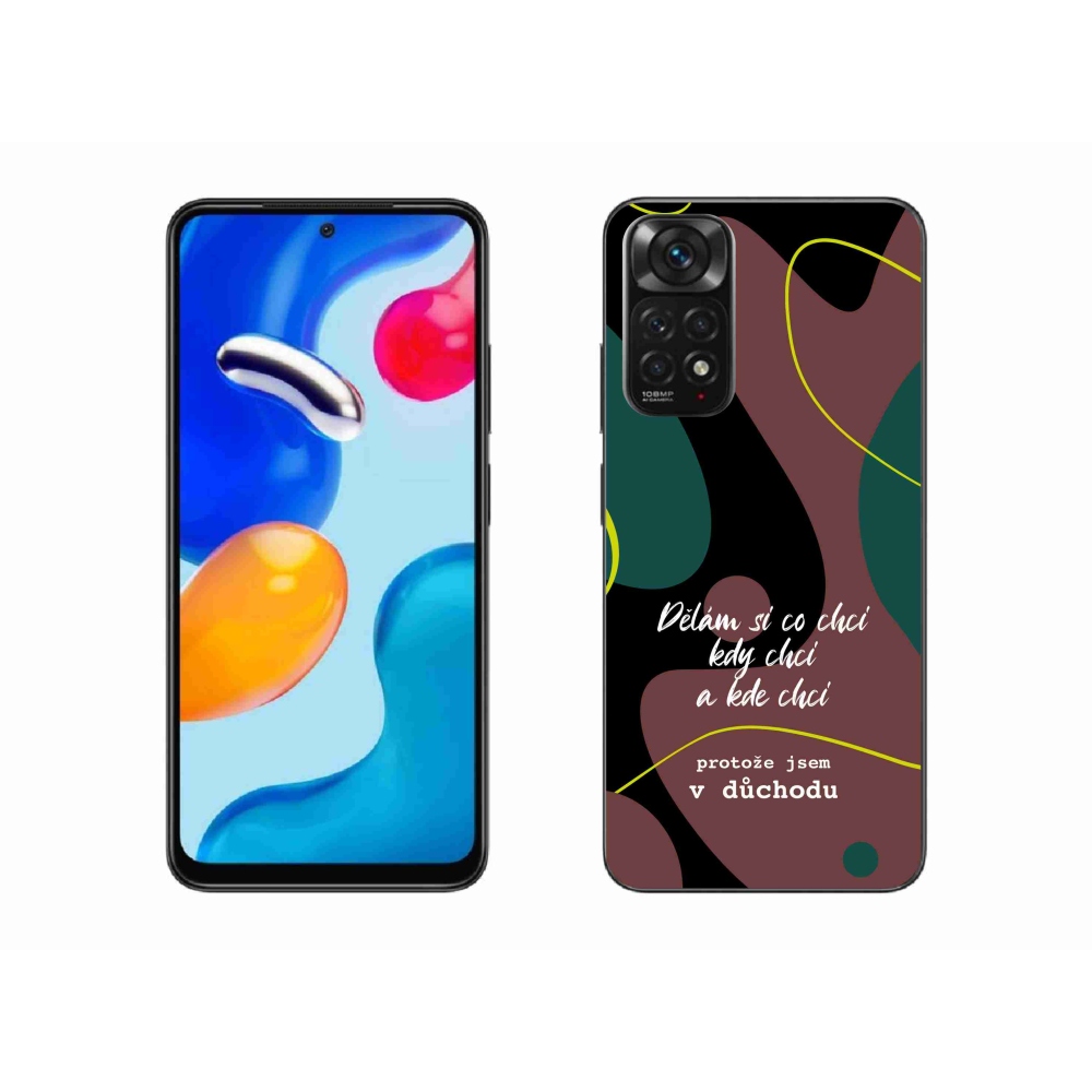 Gelový kryt mmCase na Xiaomi Redmi Note 11S 4G - vtipný text 10 černé pozadí