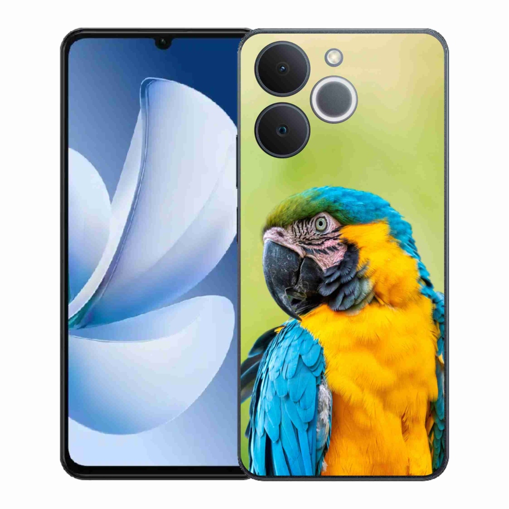 Gelový kryt mmCase na Realme Note 70T - papoušek ara 2