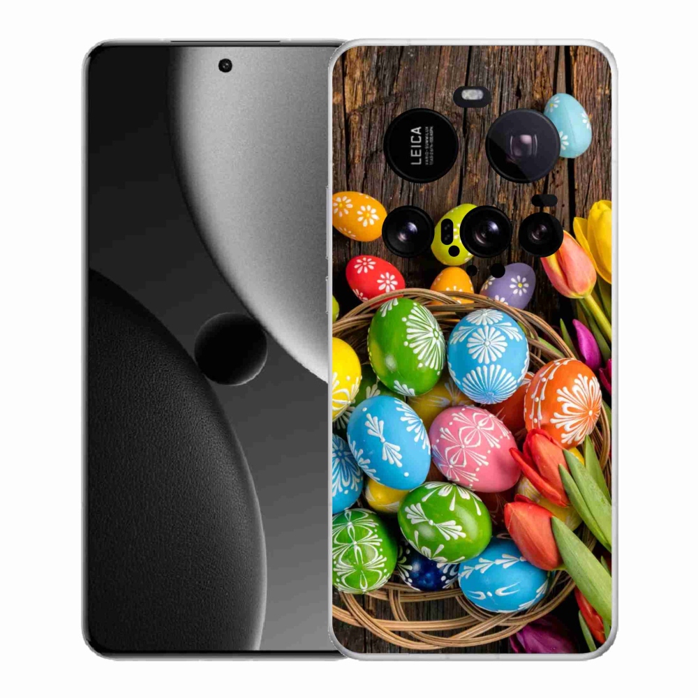 Gelový kryt mmCase na Xiaomi 15 Ultra - velikonoční vajíčka