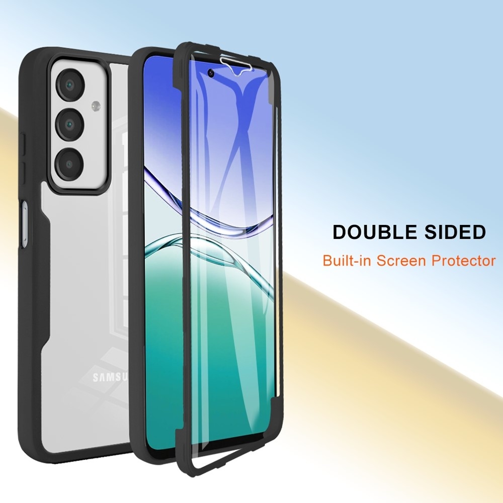 Acryl gelový obal s rámečkem pro ochranou displeje na Samsung Galaxy A16 4G/5G/A17 5G - černý
